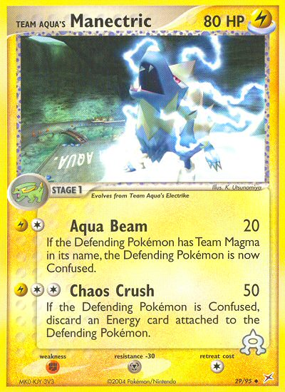 Team Aqua's Manectric (29/95) [EX: Team Magma vs Team Aqua] | Event Horizon Hobbies CA