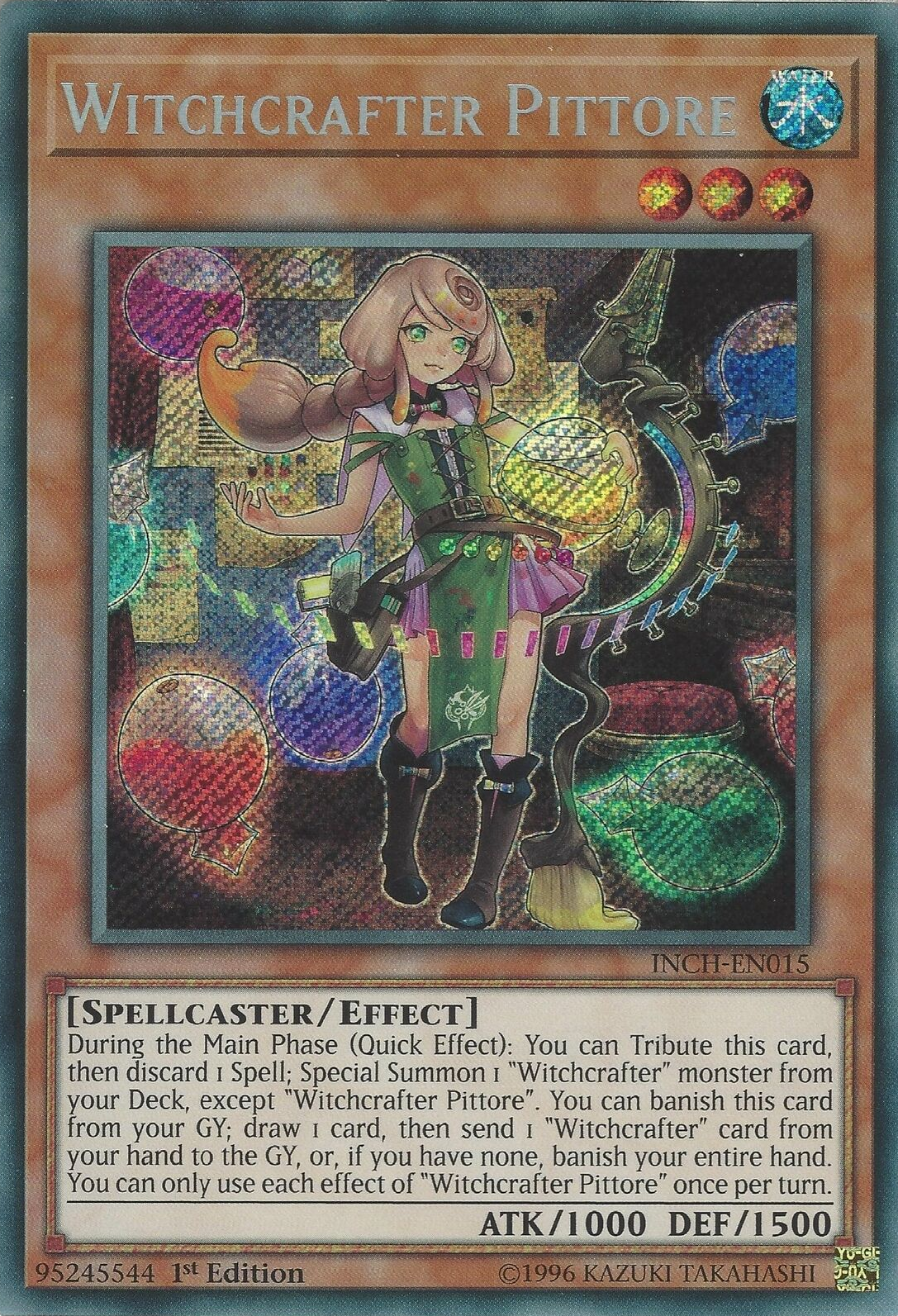 Witchcrafter Pittore [INCH-EN015] Secret Rare | Event Horizon Hobbies CA