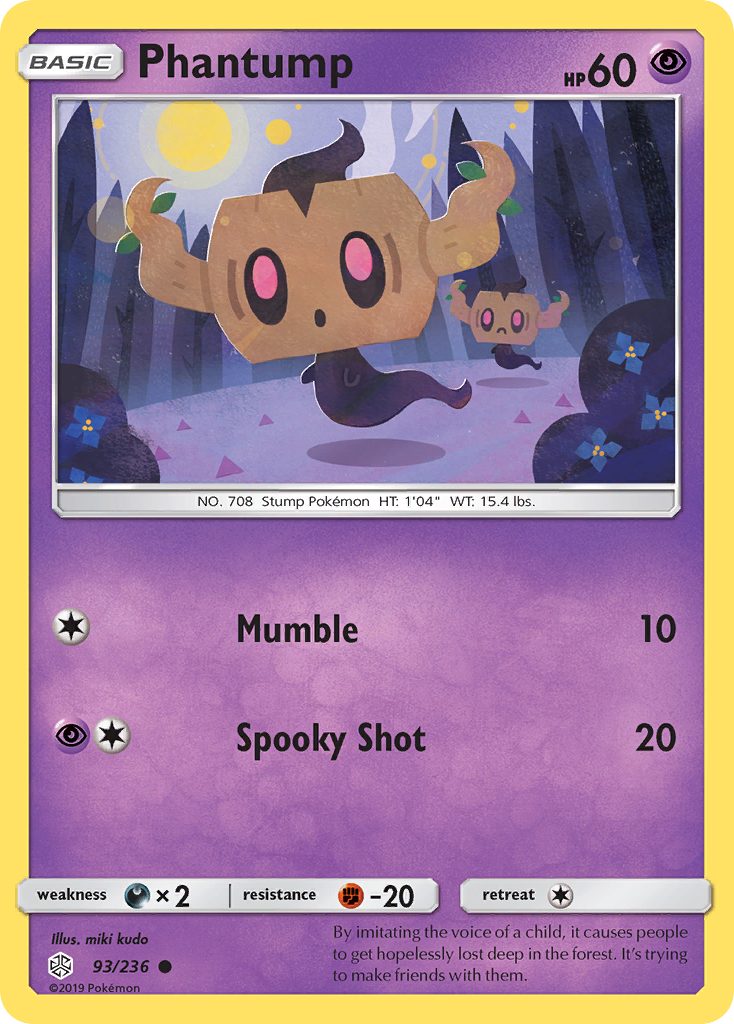 Phantump (93/236) [Sun & Moon: Cosmic Eclipse] | Event Horizon Hobbies CA