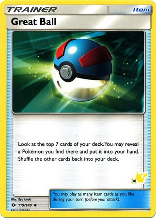 Great Ball (119/149) (Pikachu Stamp #38) [Battle Academy 2020] | Event Horizon Hobbies CA