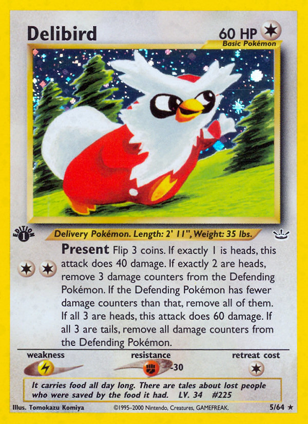 Delibird (5/64) [Neo Revelation 1st Edition] | Event Horizon Hobbies CA