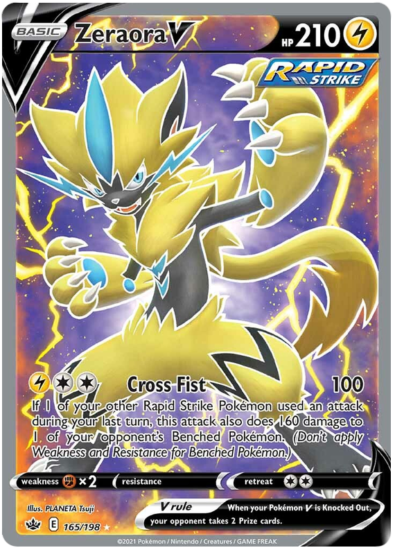 Zeraora V (165/198) [Sword & Shield: Chilling Reign] | Event Horizon Hobbies CA