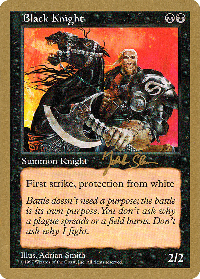 Black Knight (Jakub Slemr) [World Championship Decks 1997] | Event Horizon Hobbies CA