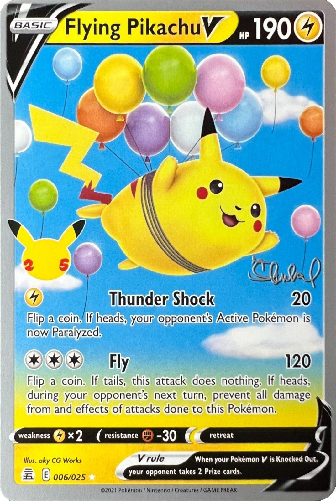 Flying Pikachu V (006/025) (ADP - Ondrej Skubal) [World Championships 2022] | Event Horizon Hobbies CA