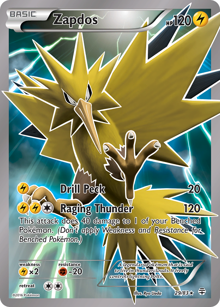 Zapdos (29/83) [XY: Generations] | Event Horizon Hobbies CA