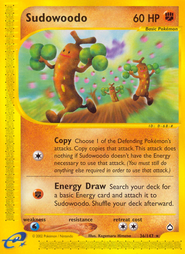 Sudowoodo (36/147) [Aquapolis] | Event Horizon Hobbies CA