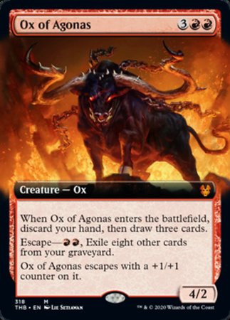 Ox of Agonas (Extended Art) [Theros Beyond Death] | Event Horizon Hobbies CA