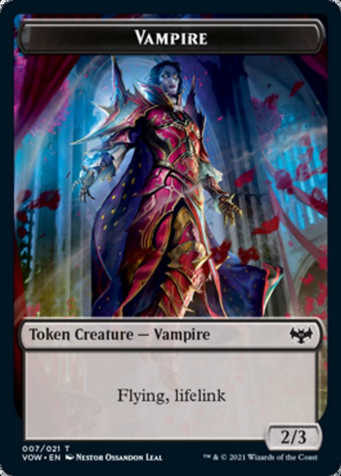 Vampire Token (007) [Innistrad: Crimson Vow Tokens] | Event Horizon Hobbies CA