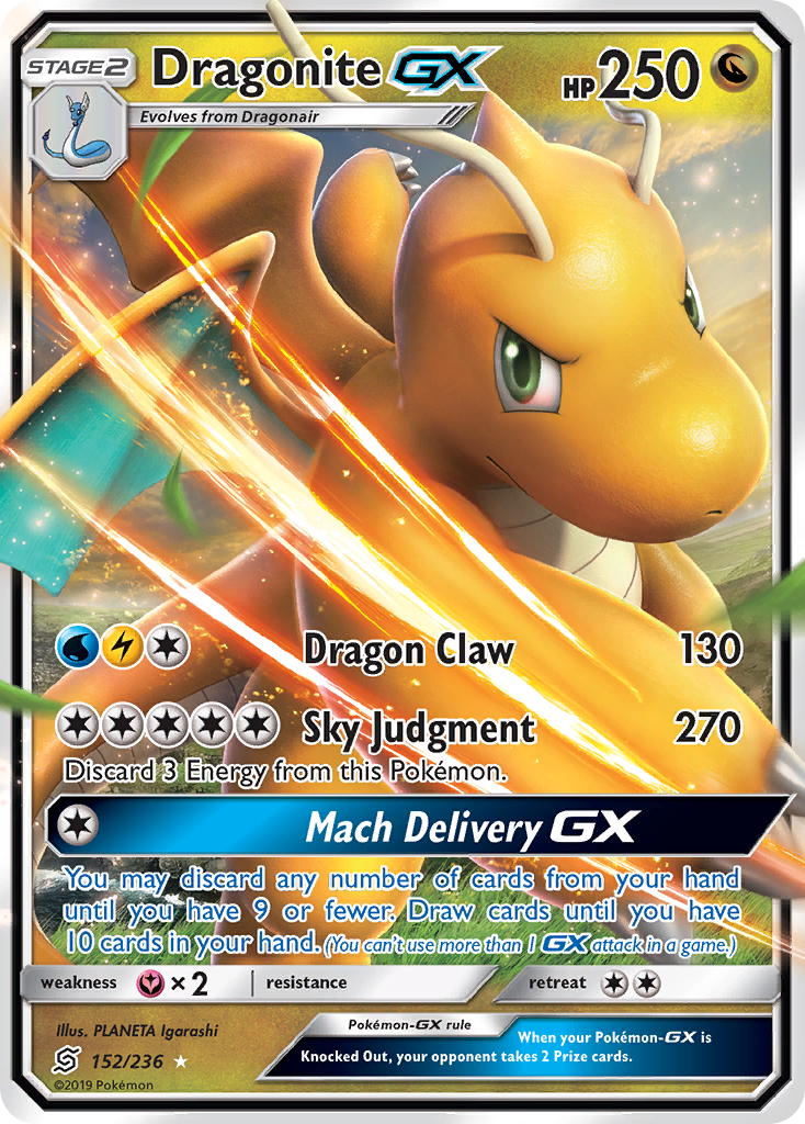 Dragonite GX (152/236) [Sun & Moon: Unified Minds] | Event Horizon Hobbies CA