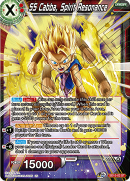 SS Cabba, Spirit Resonance (Starter Deck - Pride of the Saiyans) (SD15-02) [Cross Spirits] | Event Horizon Hobbies CA