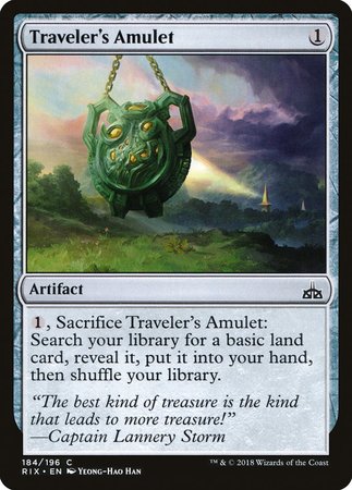 Traveler's Amulet [Rivals of Ixalan] | Event Horizon Hobbies CA