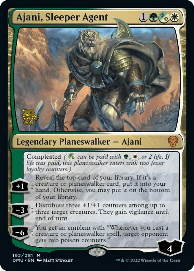 Ajani, Sleeper Agent [Dominaria United Prerelease Promos] | Event Horizon Hobbies CA