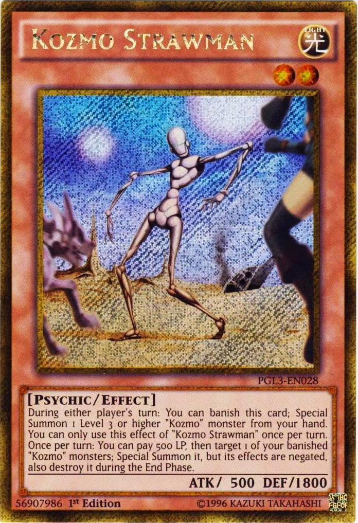 Kozmo Strawman [PGL3-EN028] Gold Secret Rare | Event Horizon Hobbies CA