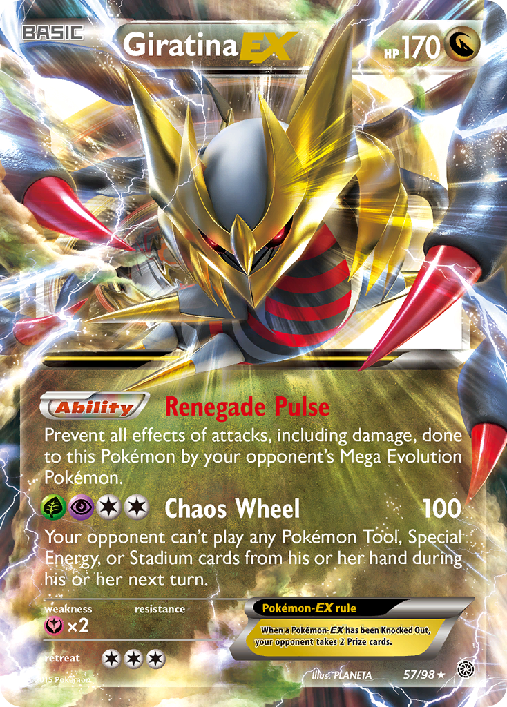 Giratina EX (57/98) [XY: Ancient Origins] | Event Horizon Hobbies CA