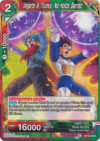 Vegeta & Trunks, No Holds Barred (BT10-144) [Revision Pack 2020] | Event Horizon Hobbies CA