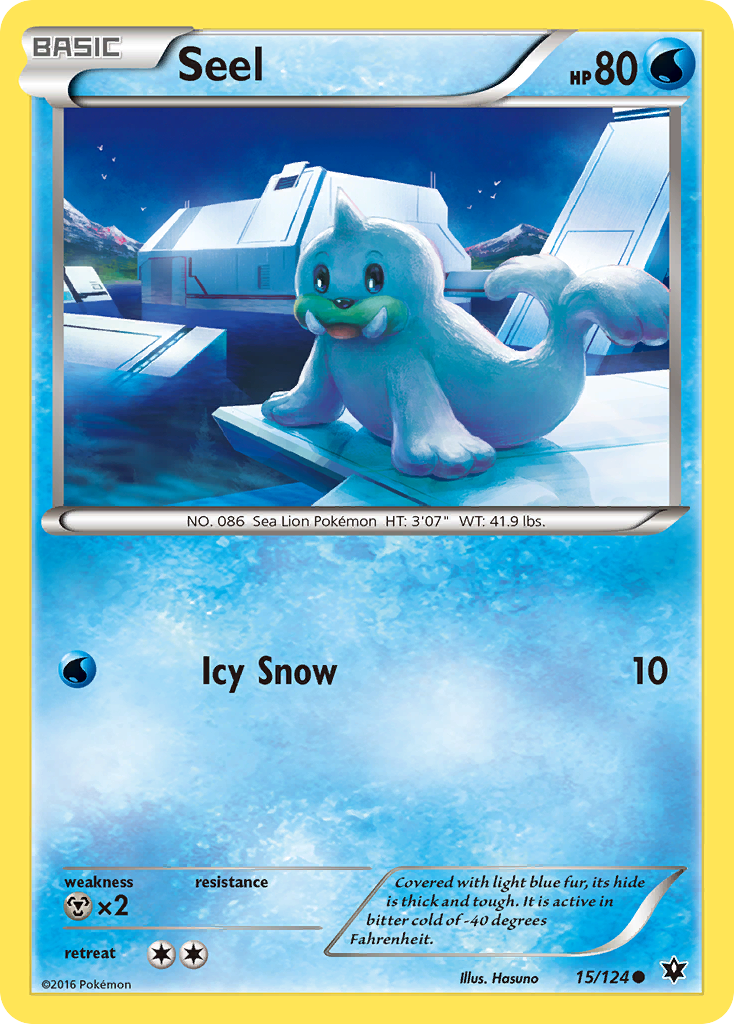 Seel (15/124) [XY: Fates Collide] | Event Horizon Hobbies CA