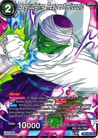 Begrudging Respect Piccolo (TB2-027) [World Martial Arts Tournament] | Event Horizon Hobbies CA