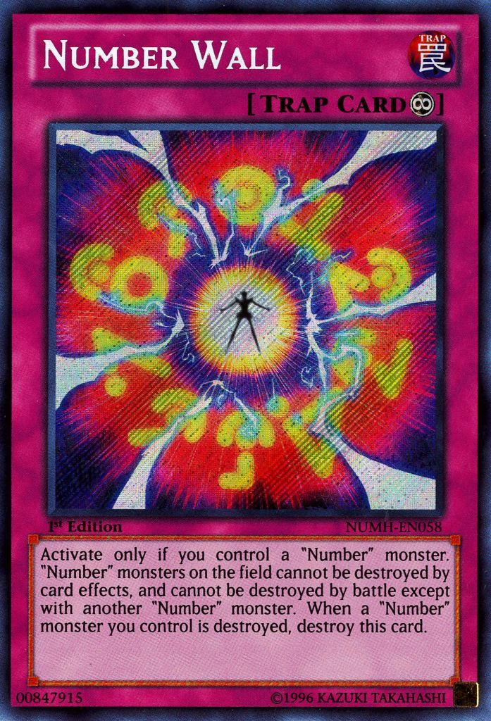 Number Wall [NUMH-EN058] Secret Rare | Event Horizon Hobbies CA