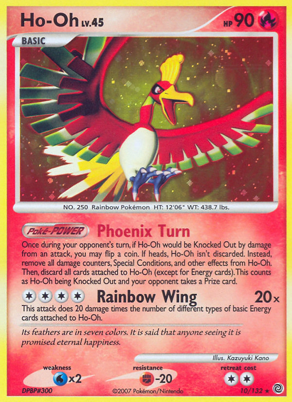 Ho-Oh (10/132) [Diamond & Pearl: Secret Wonders] | Event Horizon Hobbies CA