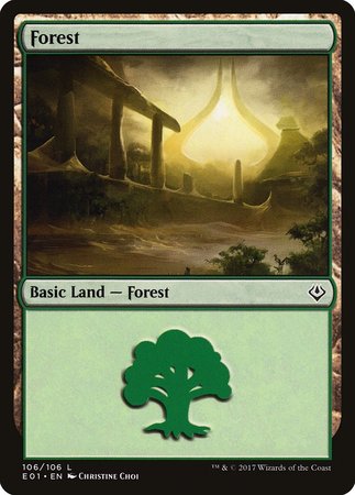 Forest (106) [Archenemy: Nicol Bolas] | Event Horizon Hobbies CA