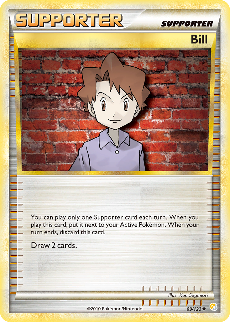 Bill (89/123) [HeartGold & SoulSilver: Base Set] | Event Horizon Hobbies CA