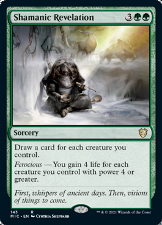 Shamanic Revelation [Innistrad: Midnight Hunt Commander] | Event Horizon Hobbies CA