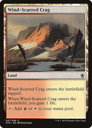 Wind-Scarred Crag [Khans of Tarkir] | Event Horizon Hobbies CA