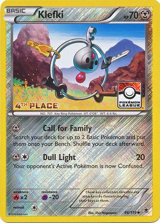 Klefki (66/119) (League Promo 4th Place) [XY: Phantom Forces] | Event Horizon Hobbies CA