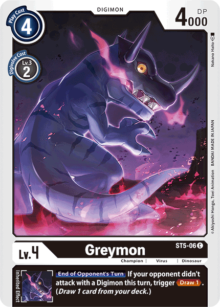 Greymon [ST5-06] [Starter Deck: Machine Black] | Event Horizon Hobbies CA