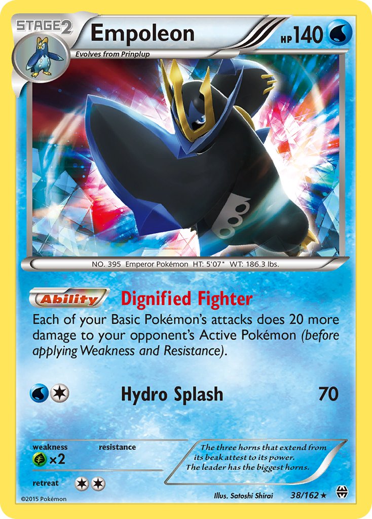 Empoleon (38/162) (Battle Arena Deck Exclusive) (Theme Deck Exclusive) [XY: BREAKthrough] | Event Horizon Hobbies CA