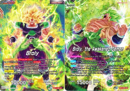 Broly // Broly, the Awakened Demon (BT11-002) [Vermilion Bloodline 2nd Edition] | Event Horizon Hobbies CA