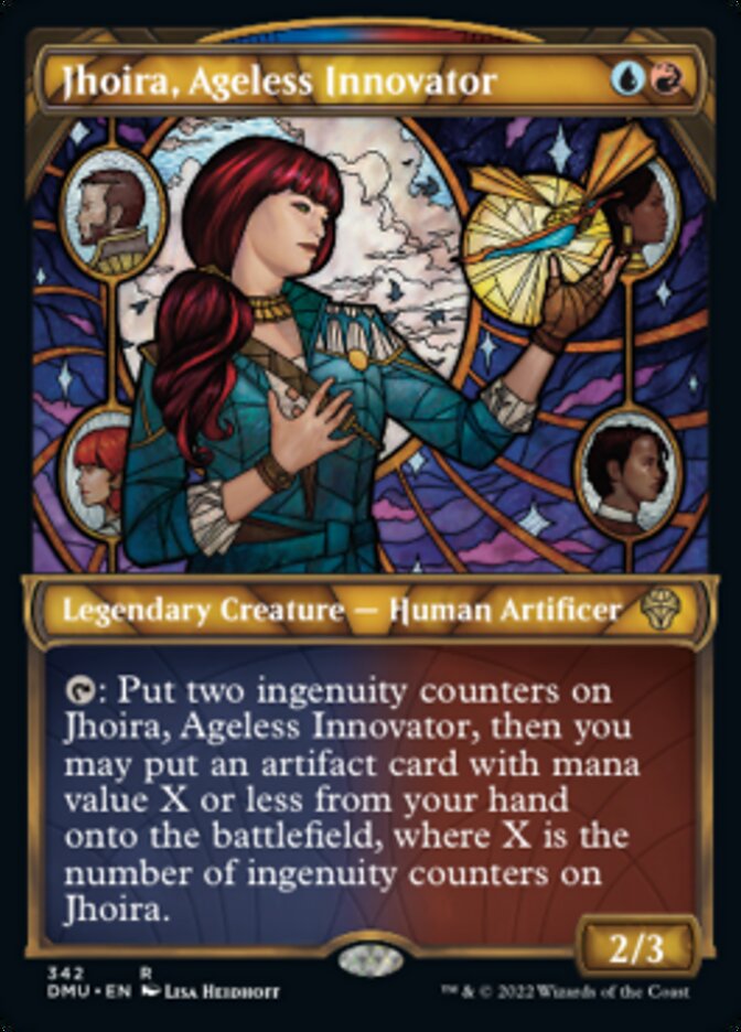 Jhoira, Ageless Innovator (Showcase Textured) [Dominaria United] | Event Horizon Hobbies CA