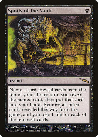 Spoils of the Vault [Mirrodin] | Event Horizon Hobbies CA