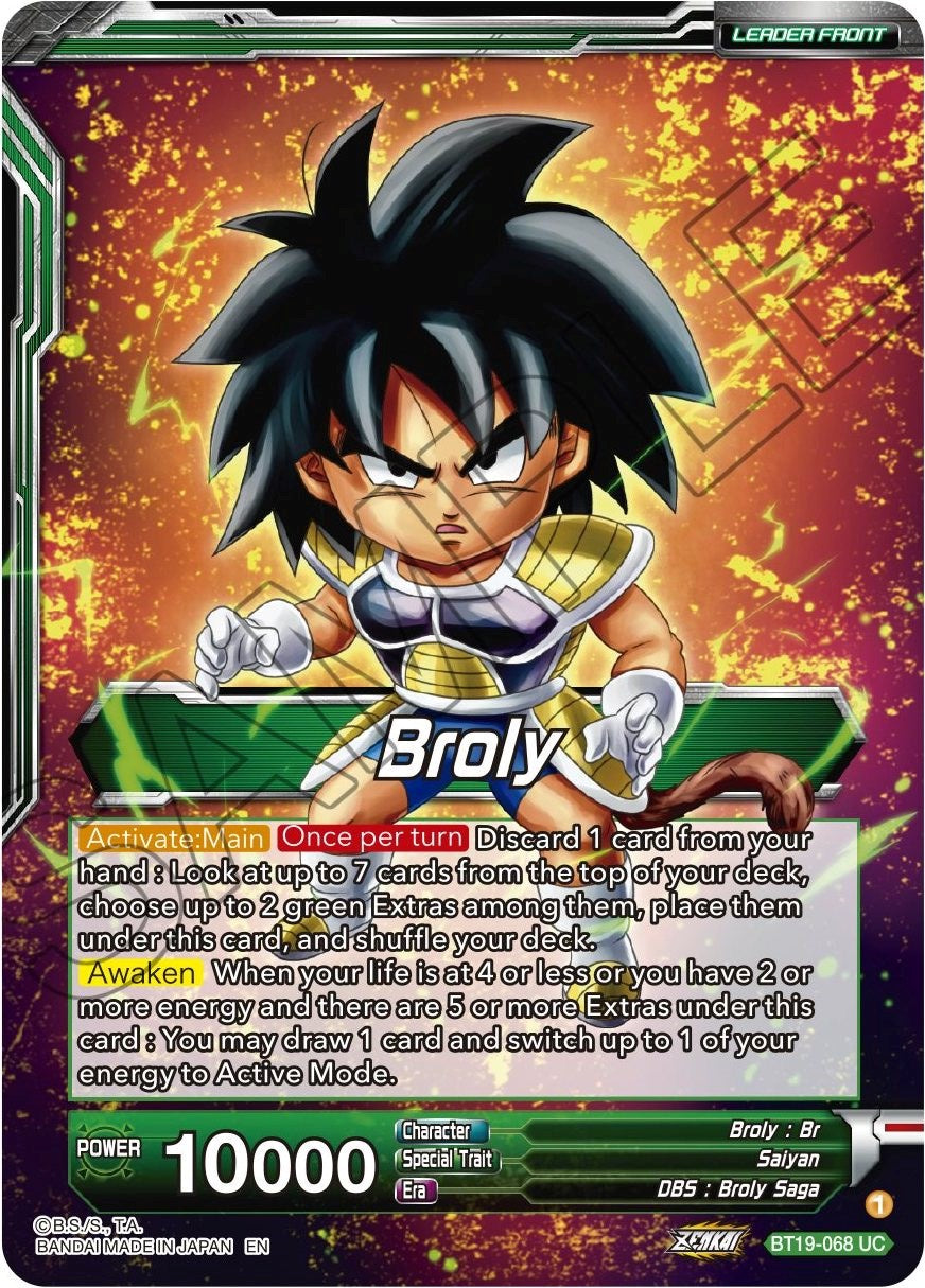 Broly // Broly, the Ultimate Saiyan (BT19-068) [Fighter's Ambition] | Event Horizon Hobbies CA