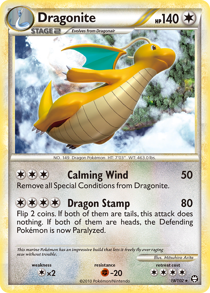 Dragonite (18/102) [HeartGold & SoulSilver: Triumphant] | Event Horizon Hobbies CA