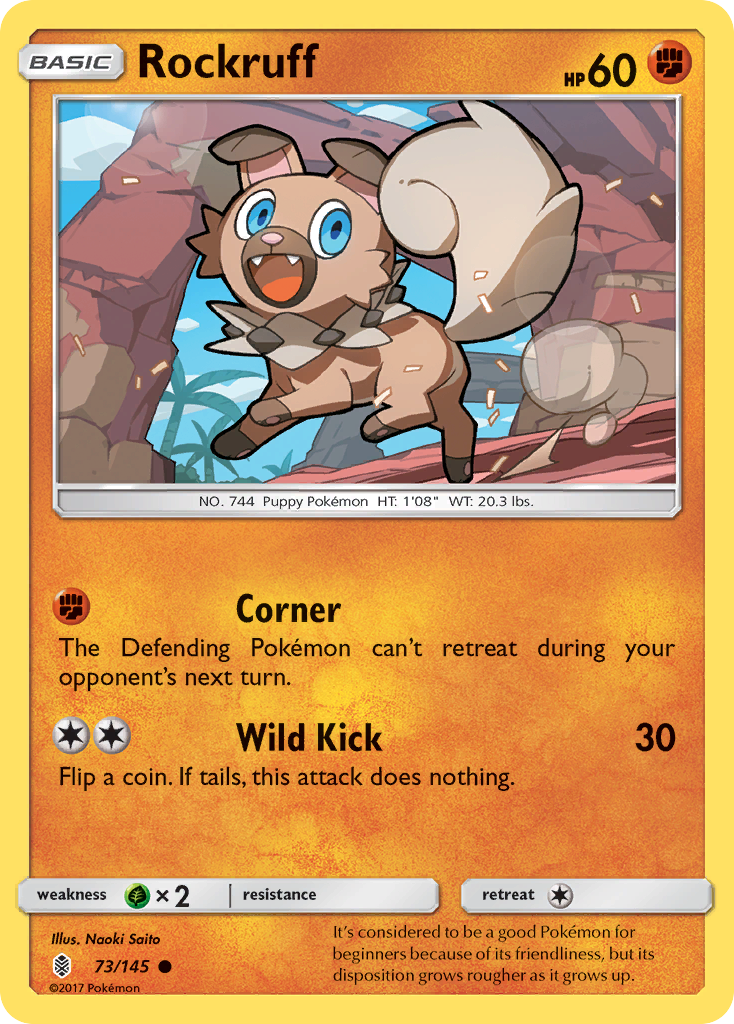 Rockruff (73/145) [Sun & Moon: Guardians Rising] | Event Horizon Hobbies CA