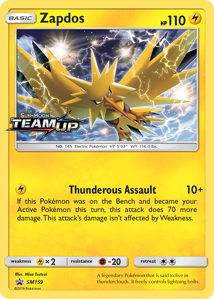 Zapdos (SM159) [Sun & Moon: Black Star Promos] | Event Horizon Hobbies CA