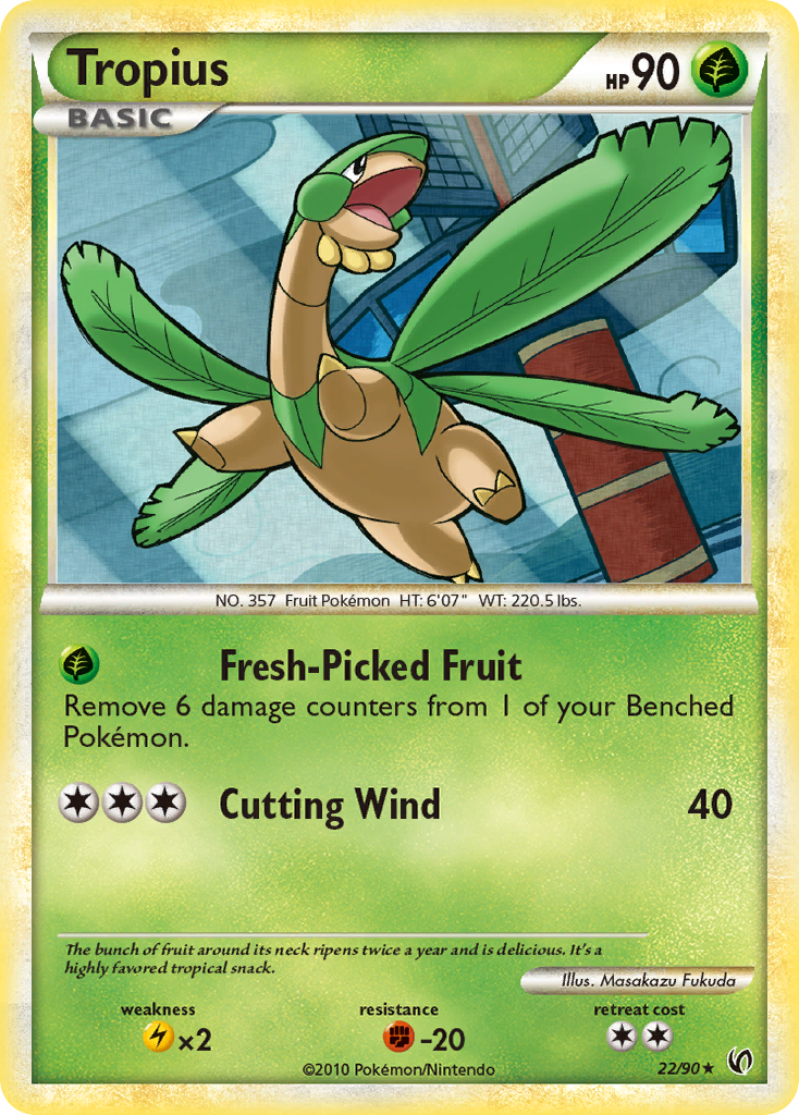 Tropius (22/90) [HeartGold & SoulSilver: Undaunted] | Event Horizon Hobbies CA