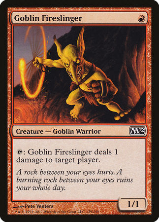 Goblin Fireslinger [Magic 2012] | Event Horizon Hobbies CA