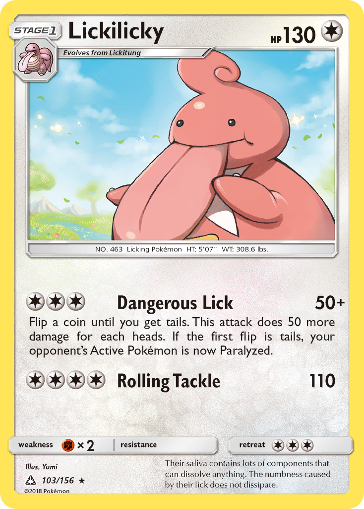 Lickilicky (103/156) [Sun & Moon: Ultra Prism] | Event Horizon Hobbies CA