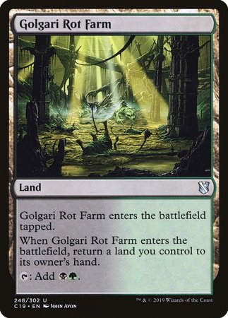 Golgari Rot Farm [Commander 2019] | Event Horizon Hobbies CA