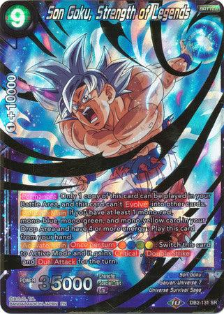 Son Goku, Strength of Legends (DB2-131) [Divine Multiverse] | Event Horizon Hobbies CA