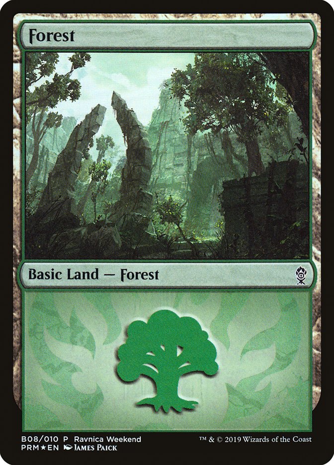 Forest (B08) [Ravnica Allegiance Guild Kit] | Event Horizon Hobbies CA