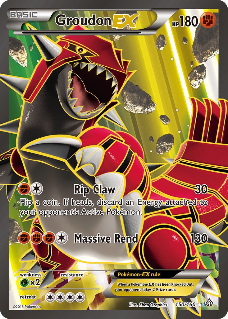 Groudon EX (150/160) [XY: Primal Clash] | Event Horizon Hobbies CA