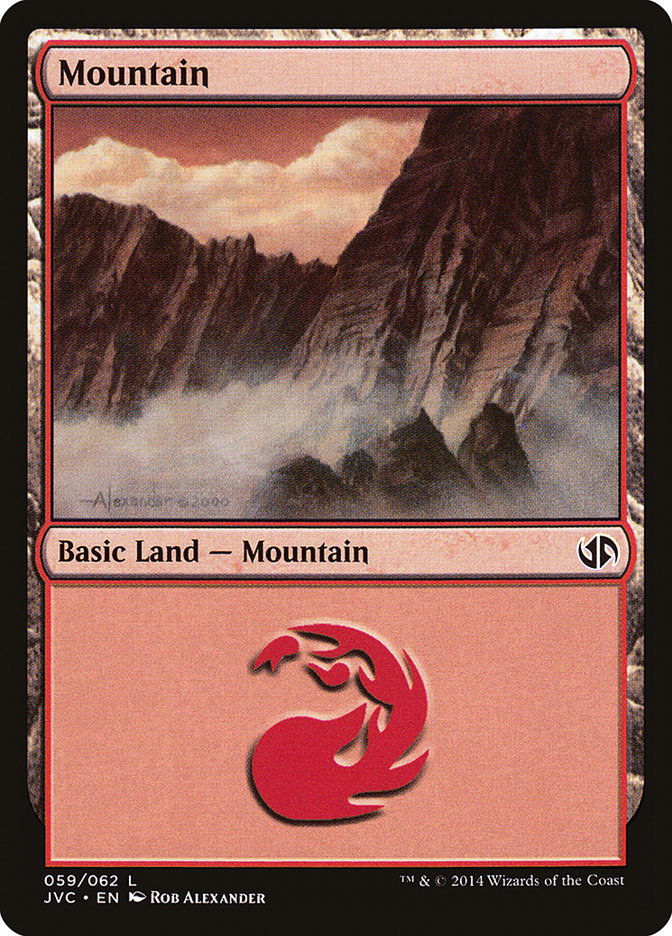 Mountain (61) [Duel Decks Anthology] | Event Horizon Hobbies CA