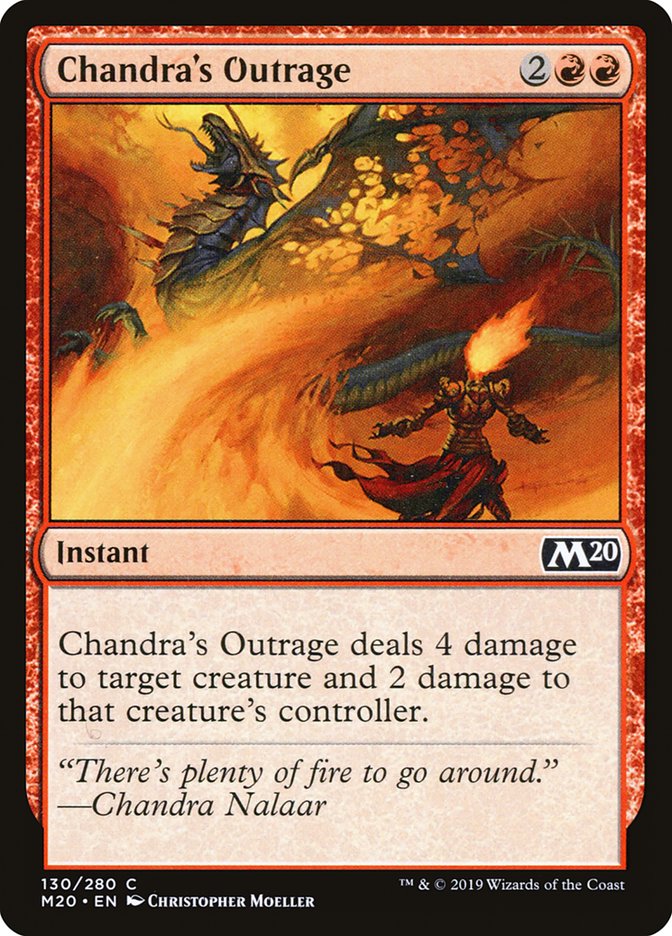 Chandra's Outrage [Core Set 2020] | Event Horizon Hobbies CA