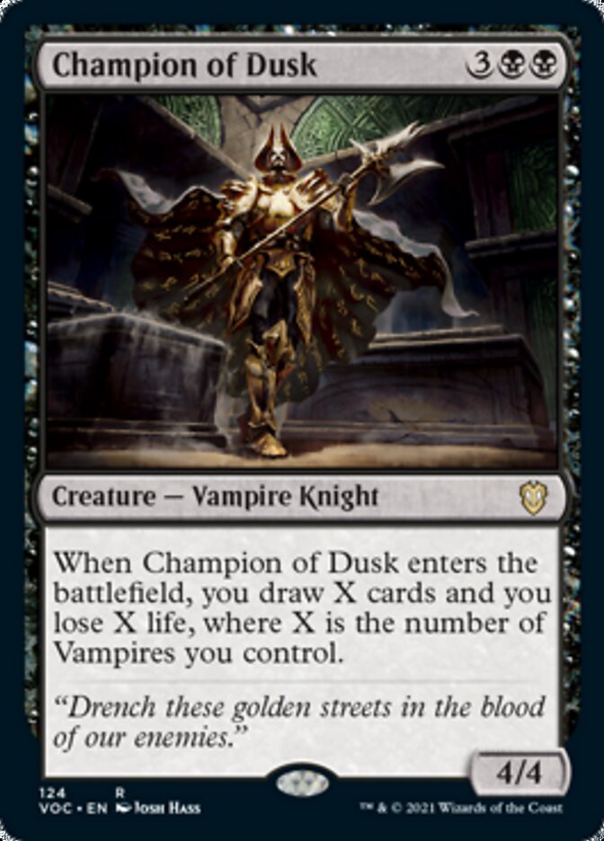 Champion of Dusk [Innistrad: Crimson Vow Commander] | Event Horizon Hobbies CA