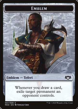 Emblem - Teferi, Hero of Dominaria [Mythic Edition Tokens] | Event Horizon Hobbies CA