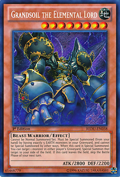 Grandsoil the Elemental Lord [REDU-EN038] Secret Rare | Event Horizon Hobbies CA