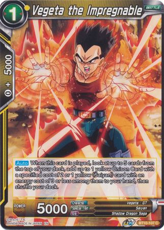 Vegeta the Impregnable (BT10-107) [Rise of the Unison Warrior] | Event Horizon Hobbies CA